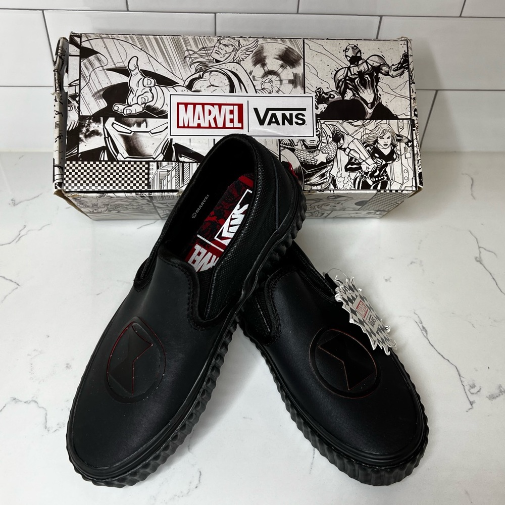 NWT Vans Limited Edition Marvel Black Widow Women's Shoe